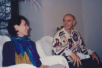 Viola with Leonard Orr, the founder of Breathwork and Rebirthing